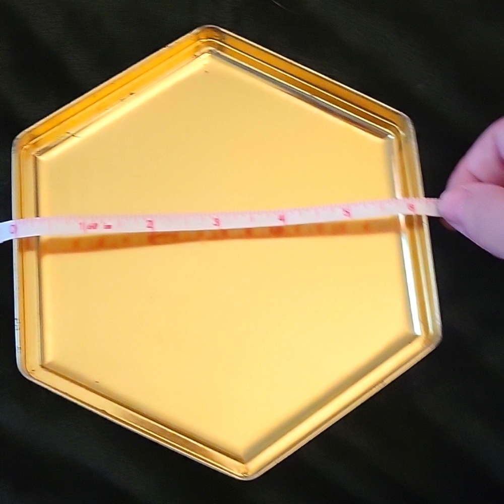 Vintage Rose 🌹 Octagon  Tin - Picture 7 of 16